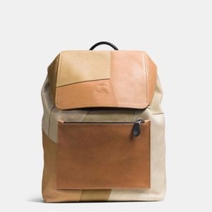 Men’s Coach patchwork rucksack